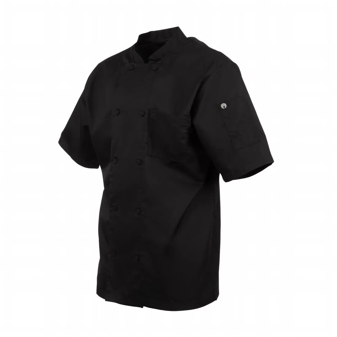 Chefs Works Montreal Cool Vent Unisex Chef Jacket Black M