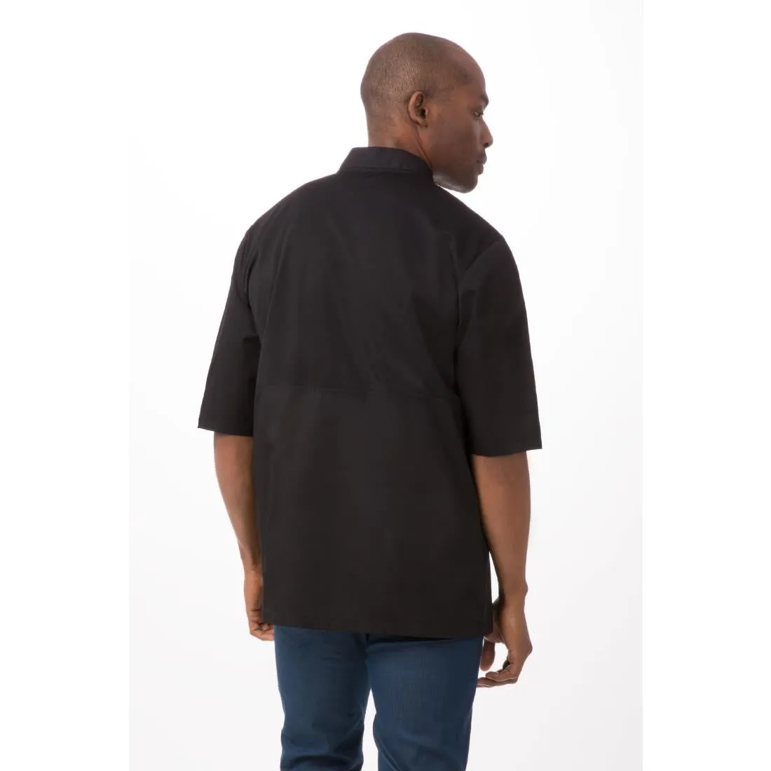 Chefs Works Montreal Cool Vent Unisex Chef Jacket Black M