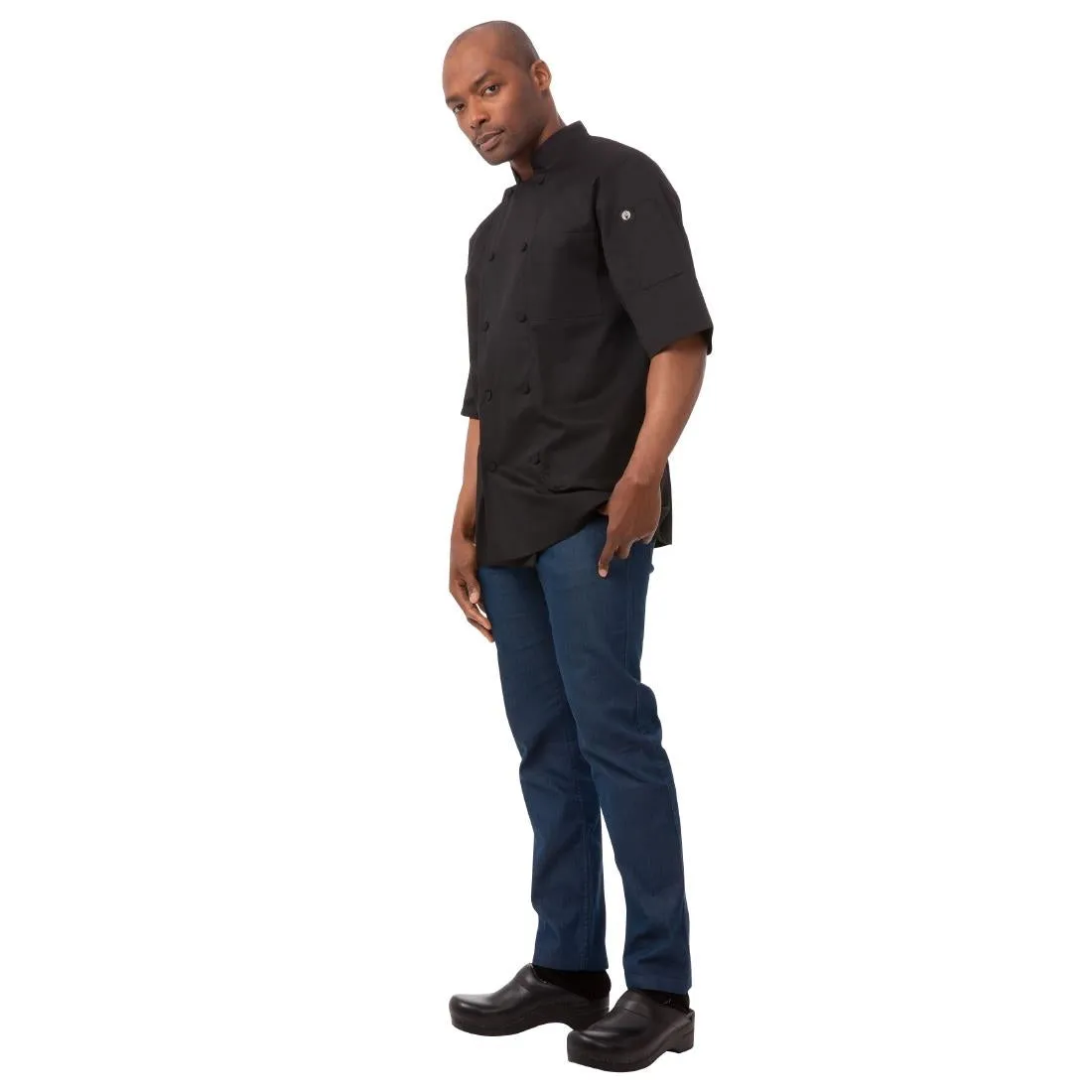 Chefs Works Montreal Cool Vent Unisex Chef Jacket Black M