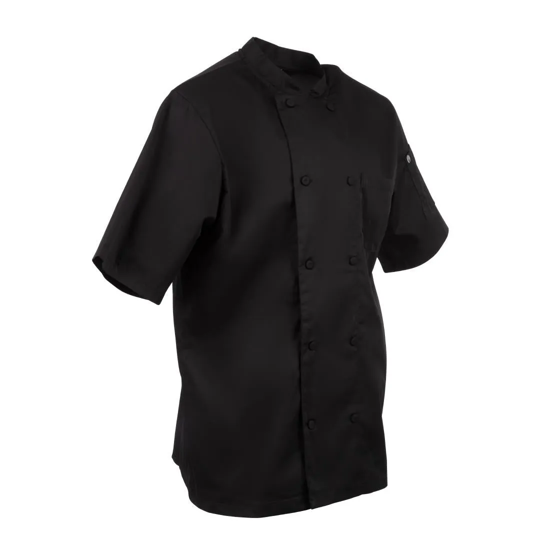 Chefs Works Montreal Cool Vent Unisex Chef Jacket Black M