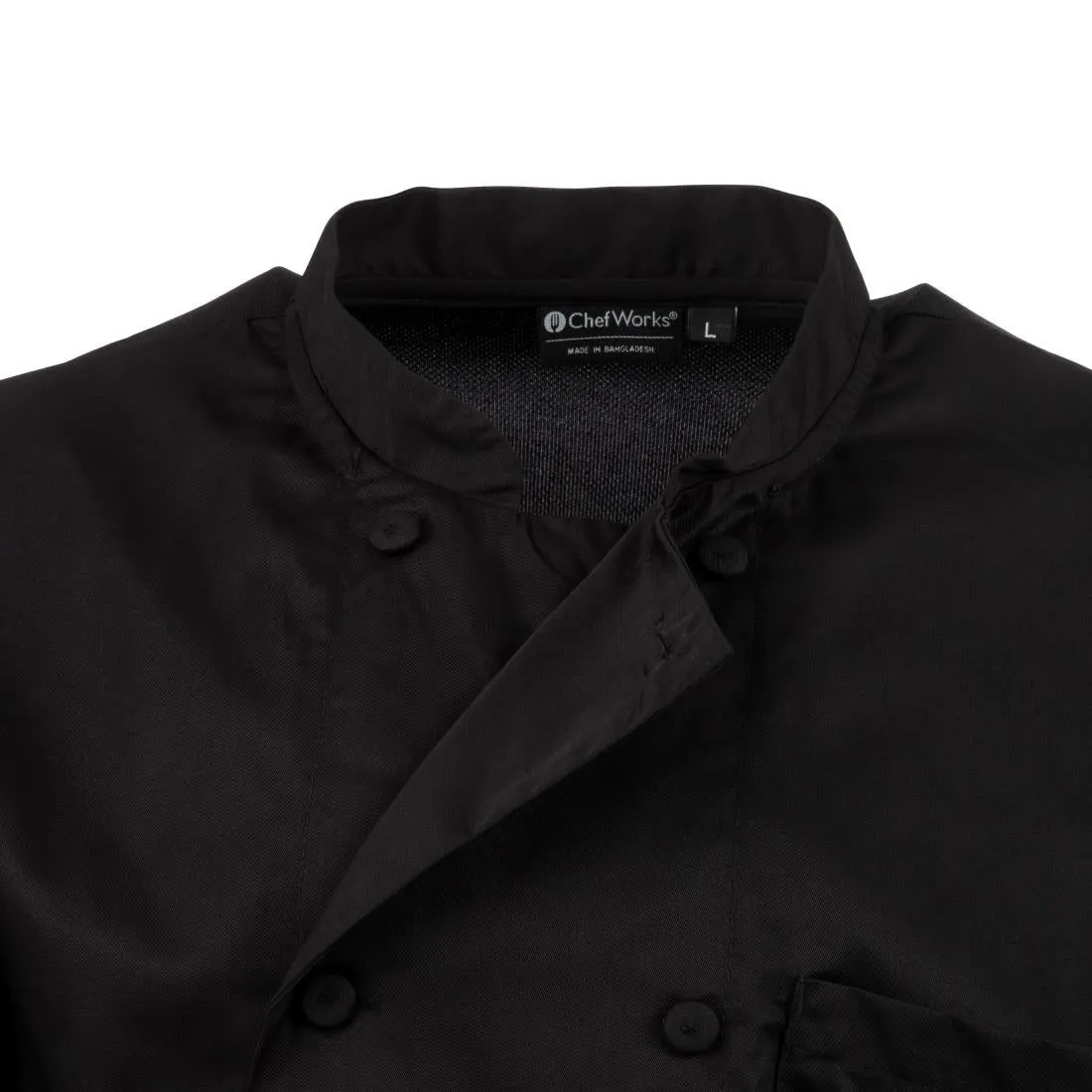 Chefs Works Montreal Cool Vent Unisex Chef Jacket Black M