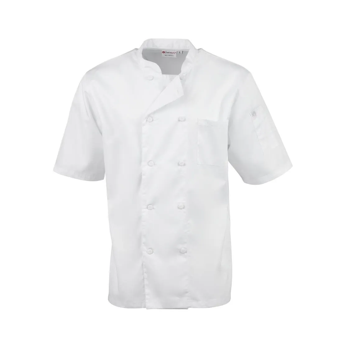 Chefs Works Montreal Cool Vent Unisex Chef Jacket White M