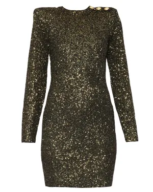 Cherry Sequin Mini Dress