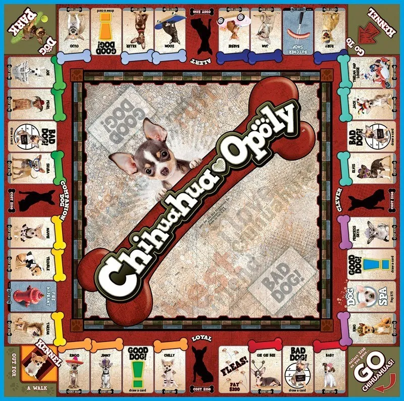 Chihuahua-opoly Board Game (Free Shipping)