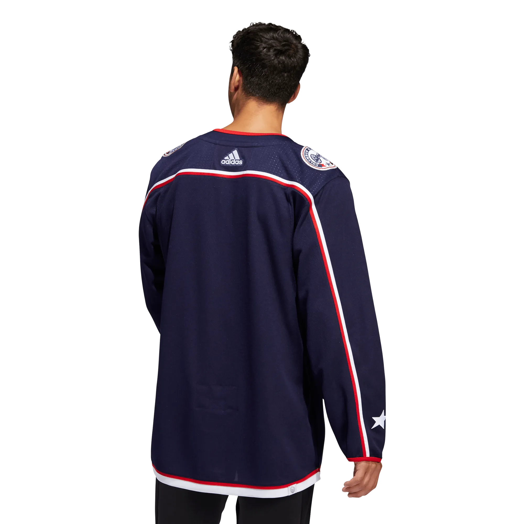 Columbus Blue Jackets Home Adidas PrimeGreen Senior Jersey