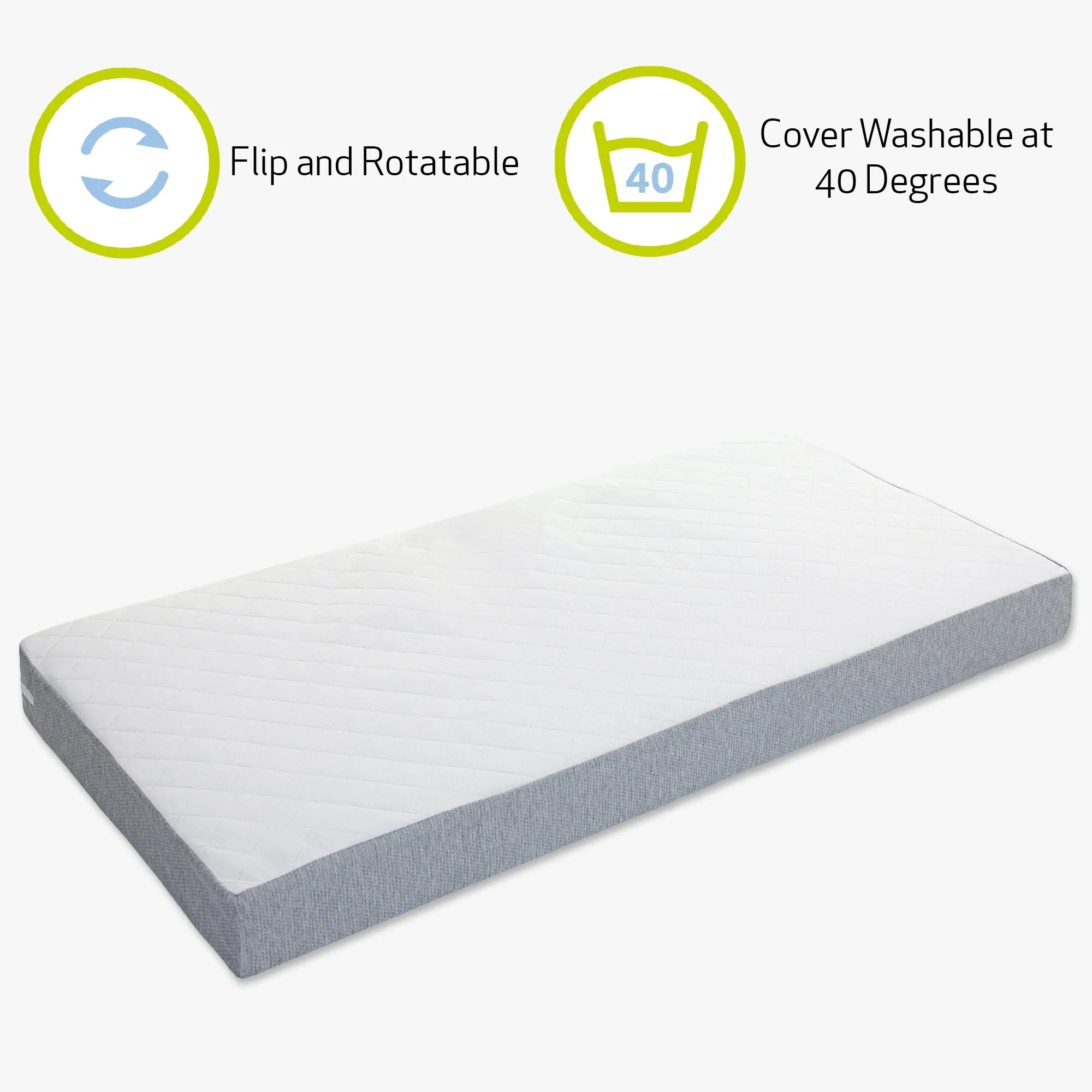 Cool Ecoflow Baby Mattress 120x60x10cm