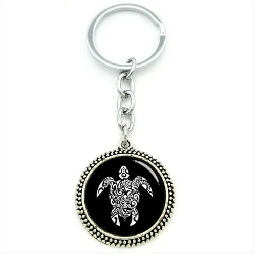 Cool keychain: Shark & Turtle motive