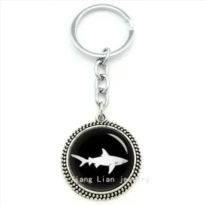 Cool keychain: Shark & Turtle motive