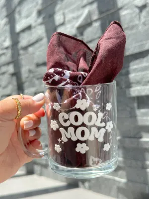 Cool Mom Clear Glass Mug