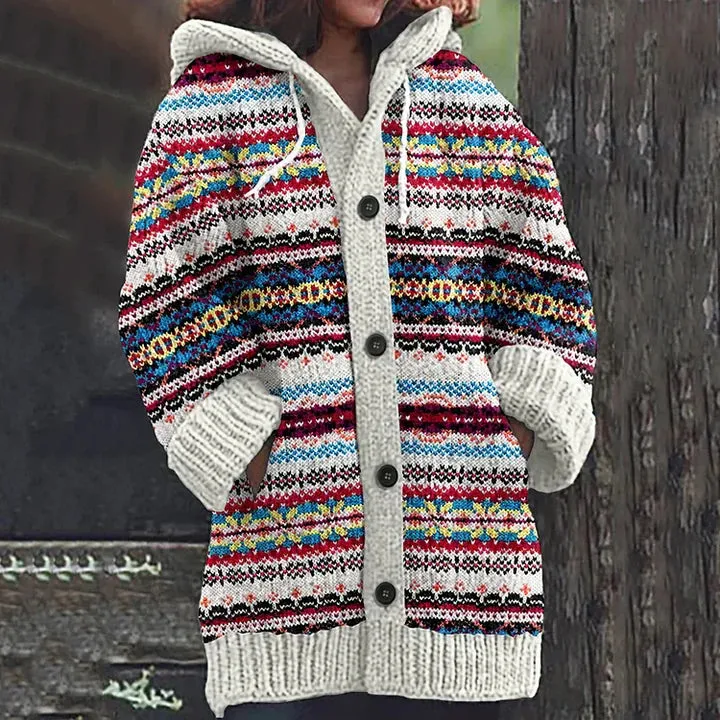 Cosy ladies' cardigan with button closure