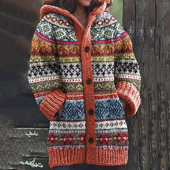 Cosy ladies' cardigan with button closure