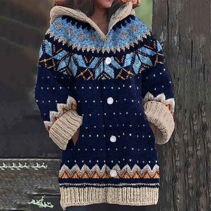 Cosy ladies' cardigan with button closure