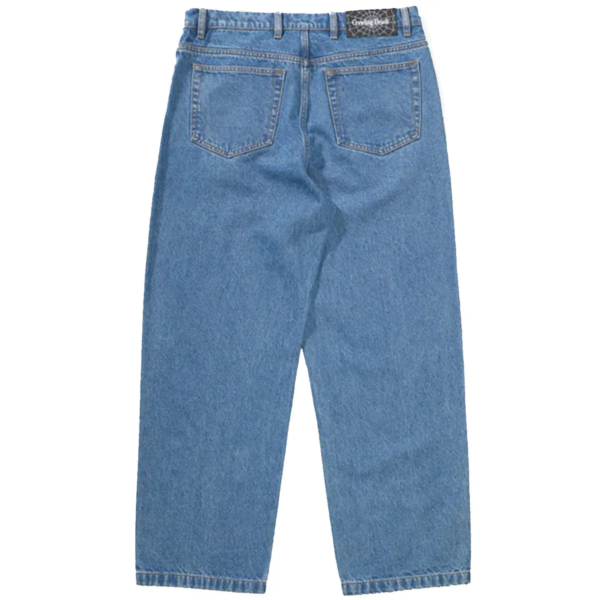 Crawling Death - Web Denim Jeans Mid Blue