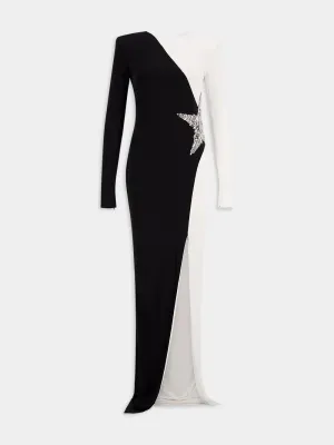 Crystal Star Appliqué Gown