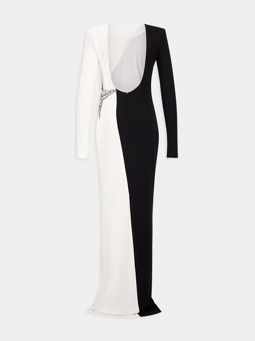 Crystal Star Appliqué Gown