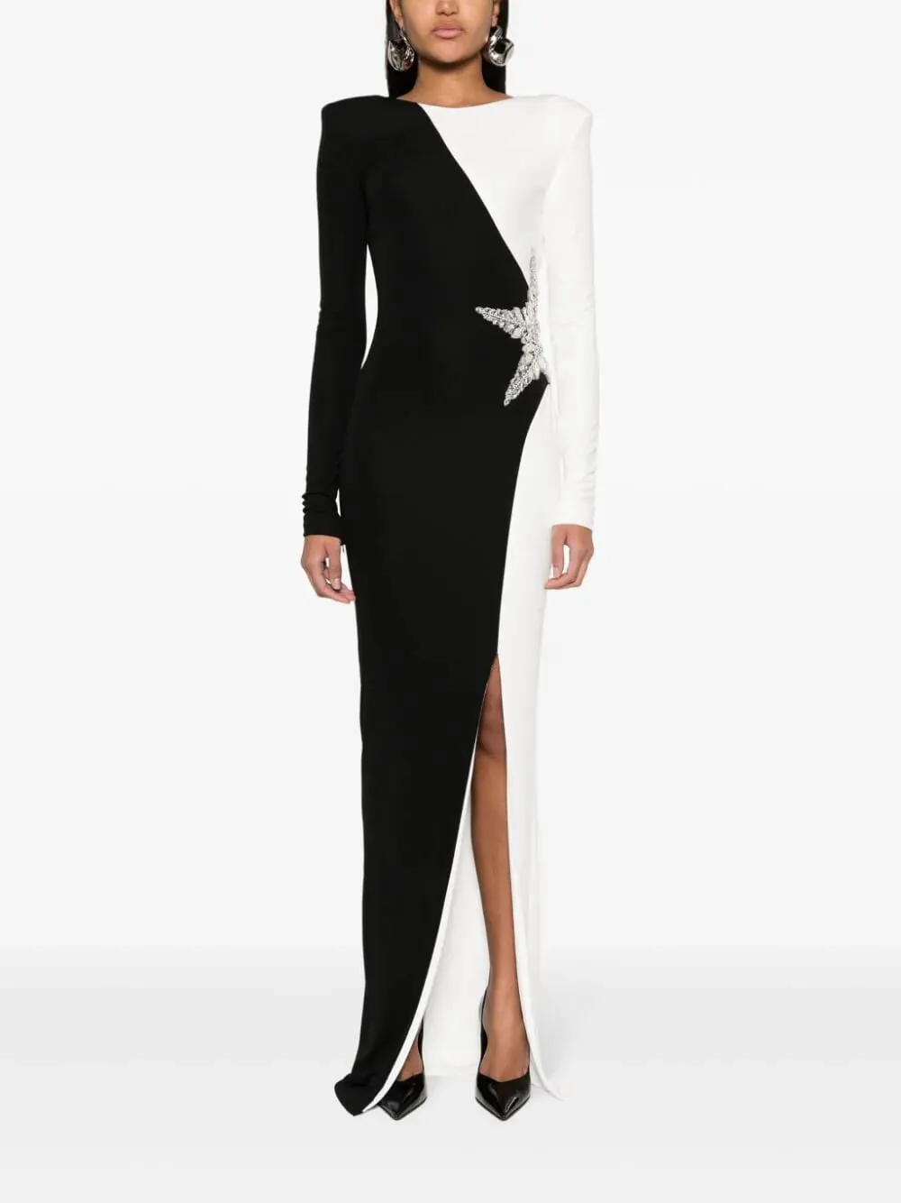 Crystal Star Appliqué Gown