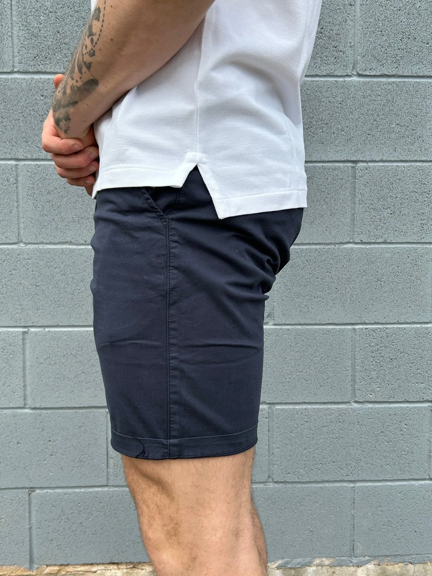 Daniel Hechter - Lucas Stretch Cotton Short - Navy