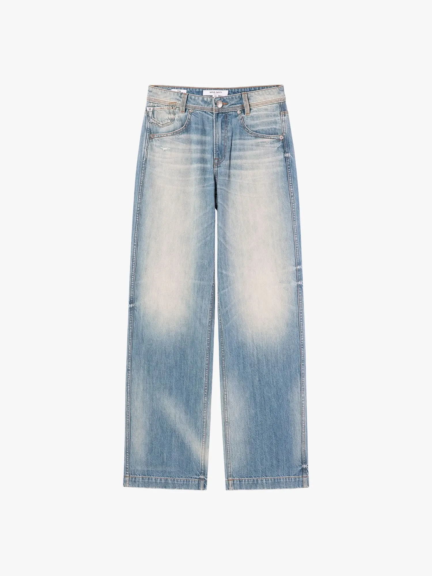 Distressed Straight-fit Jeans-251