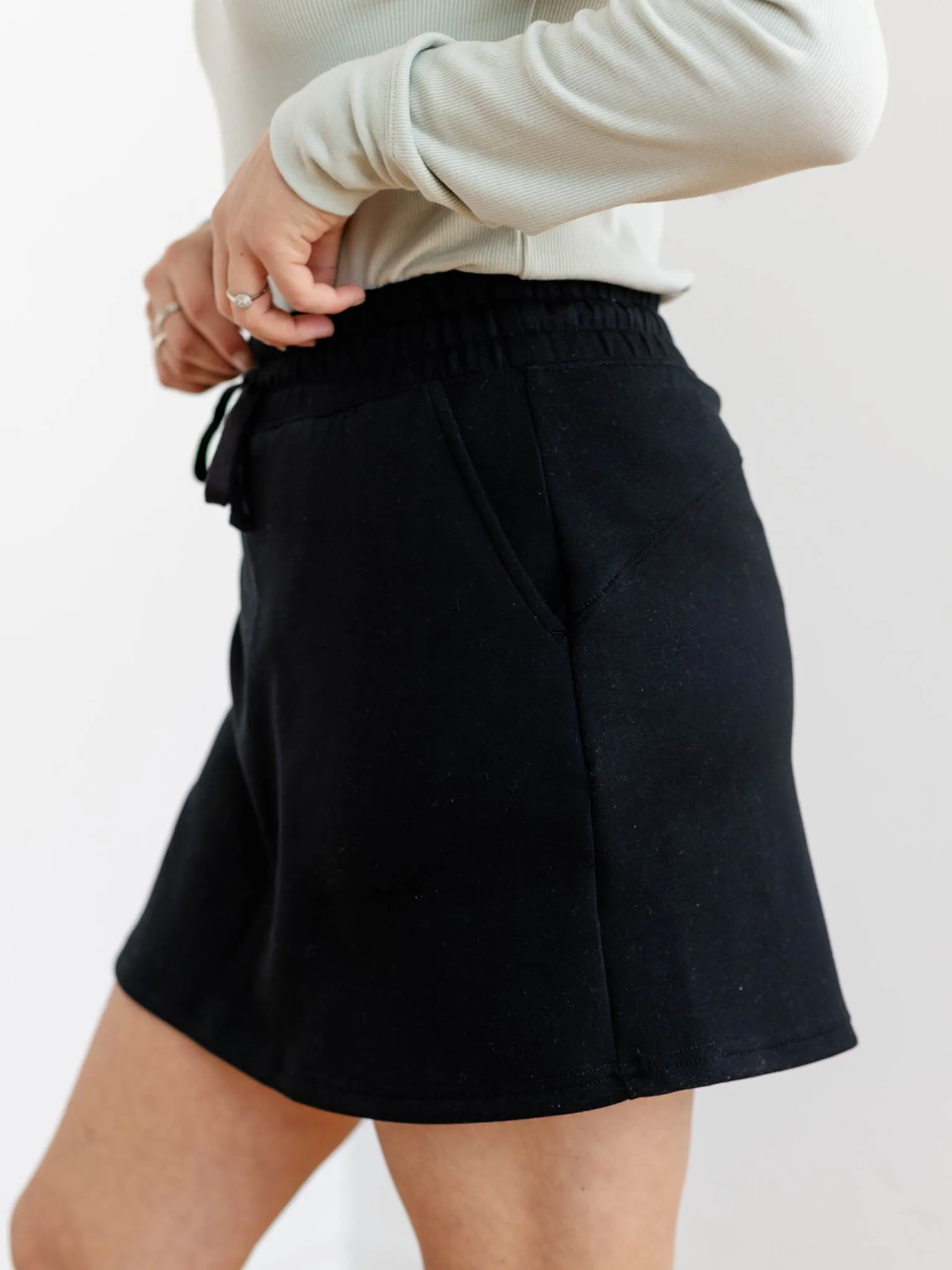 DoubleLUXE Tie Waist Skort