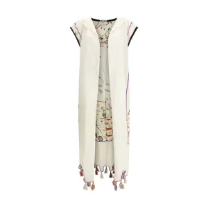 Ella Long Jacket with floral details