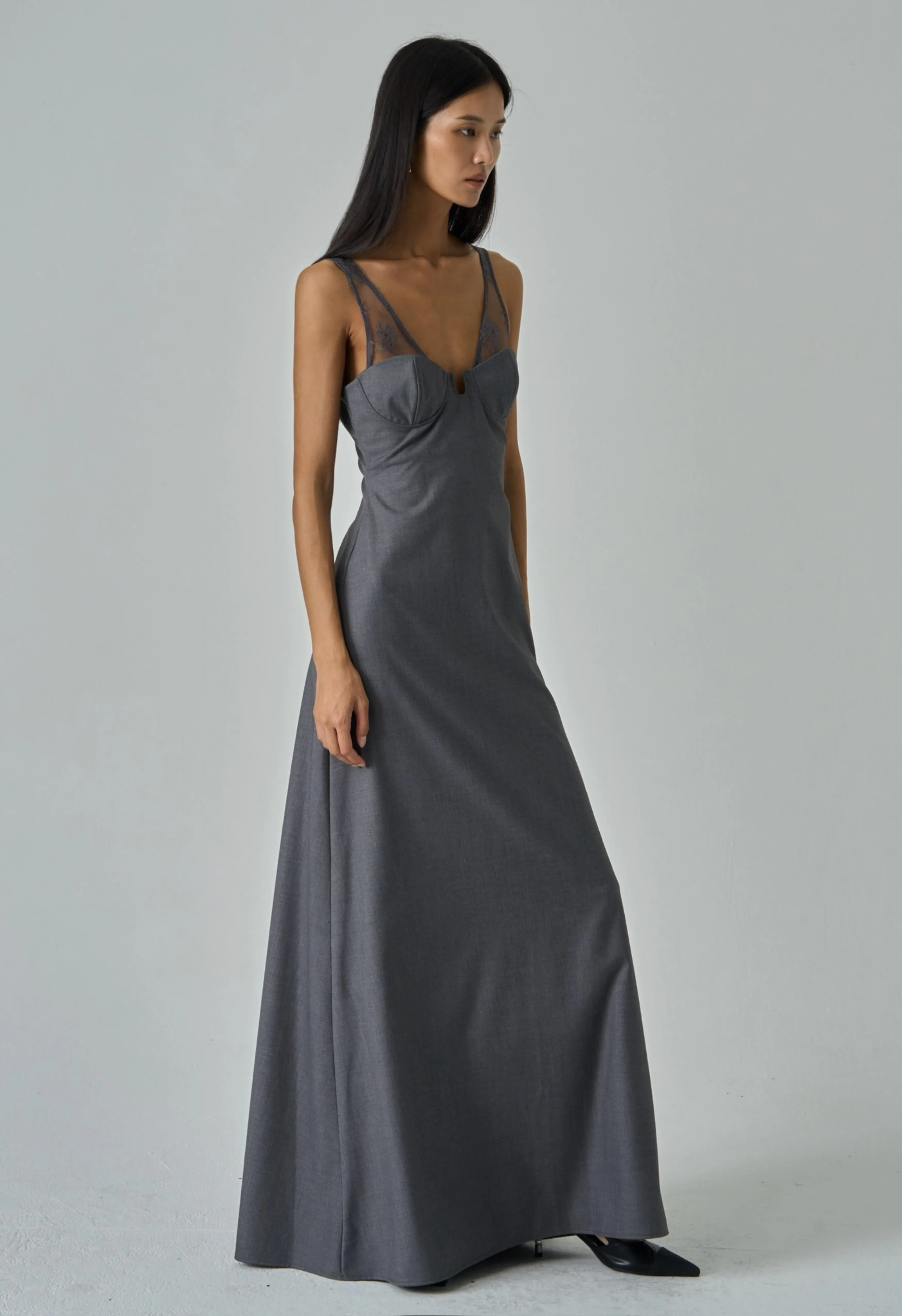 Eres Dress in Grey