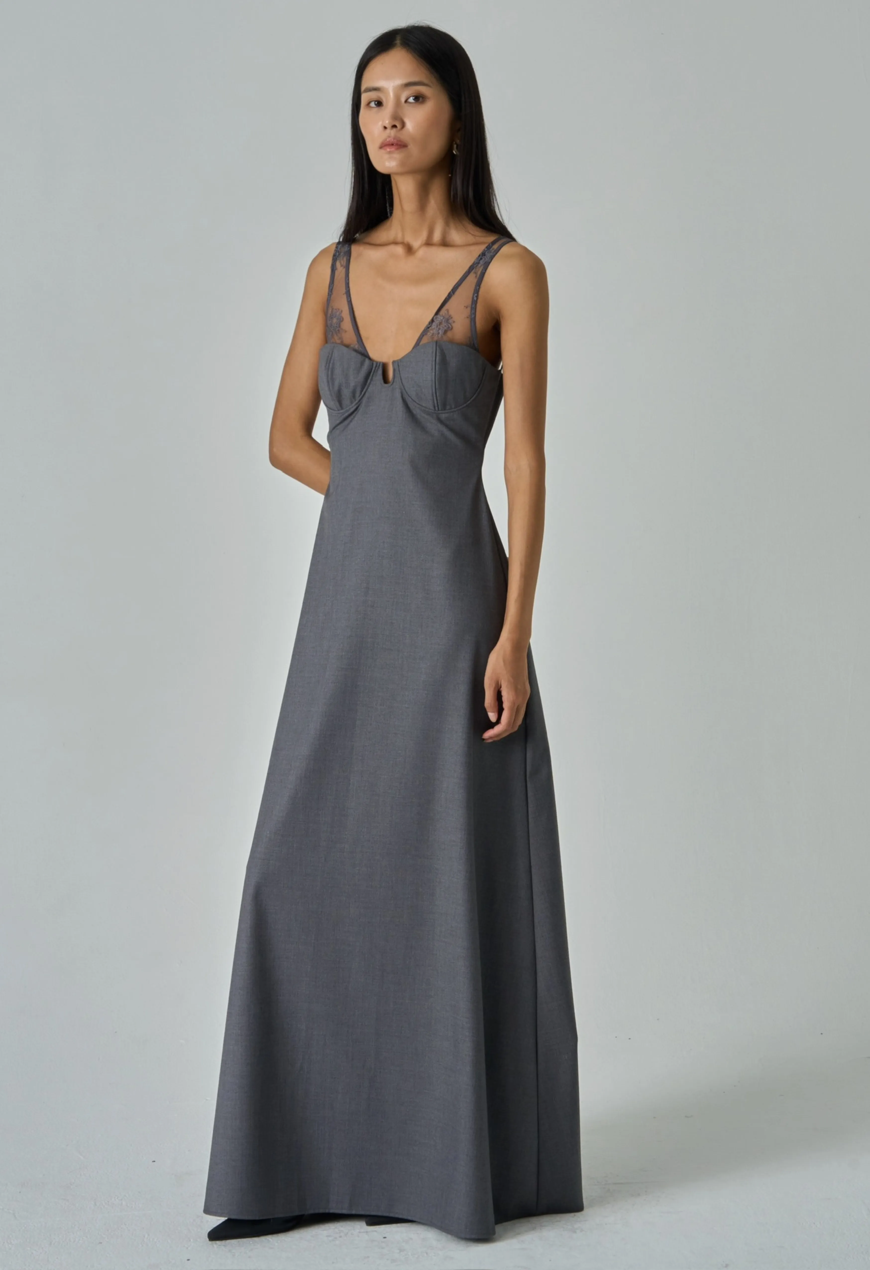 Eres Dress in Grey