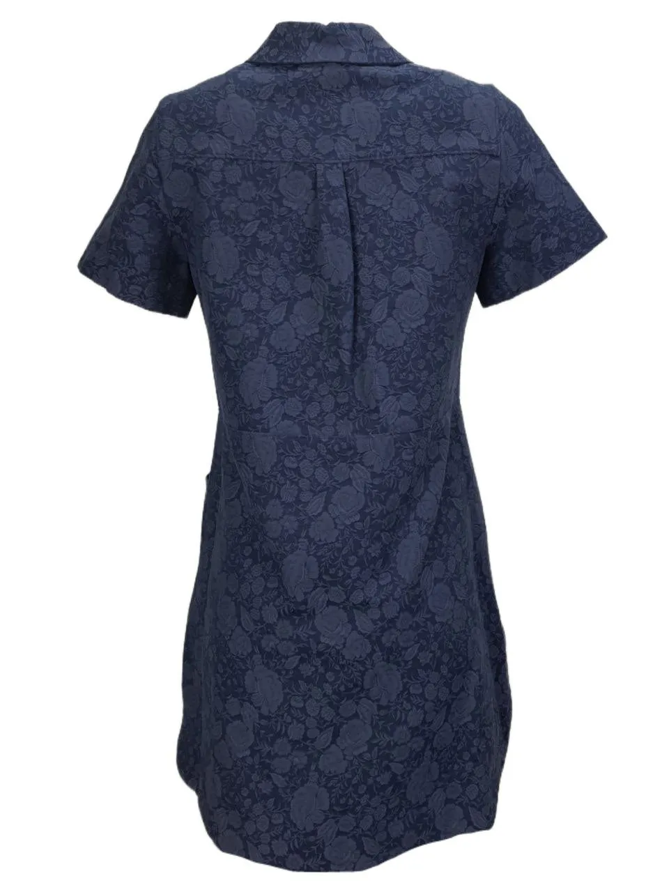 ERIN Women's Blue Embroidered Denim Dress #60819527640 4 NWT