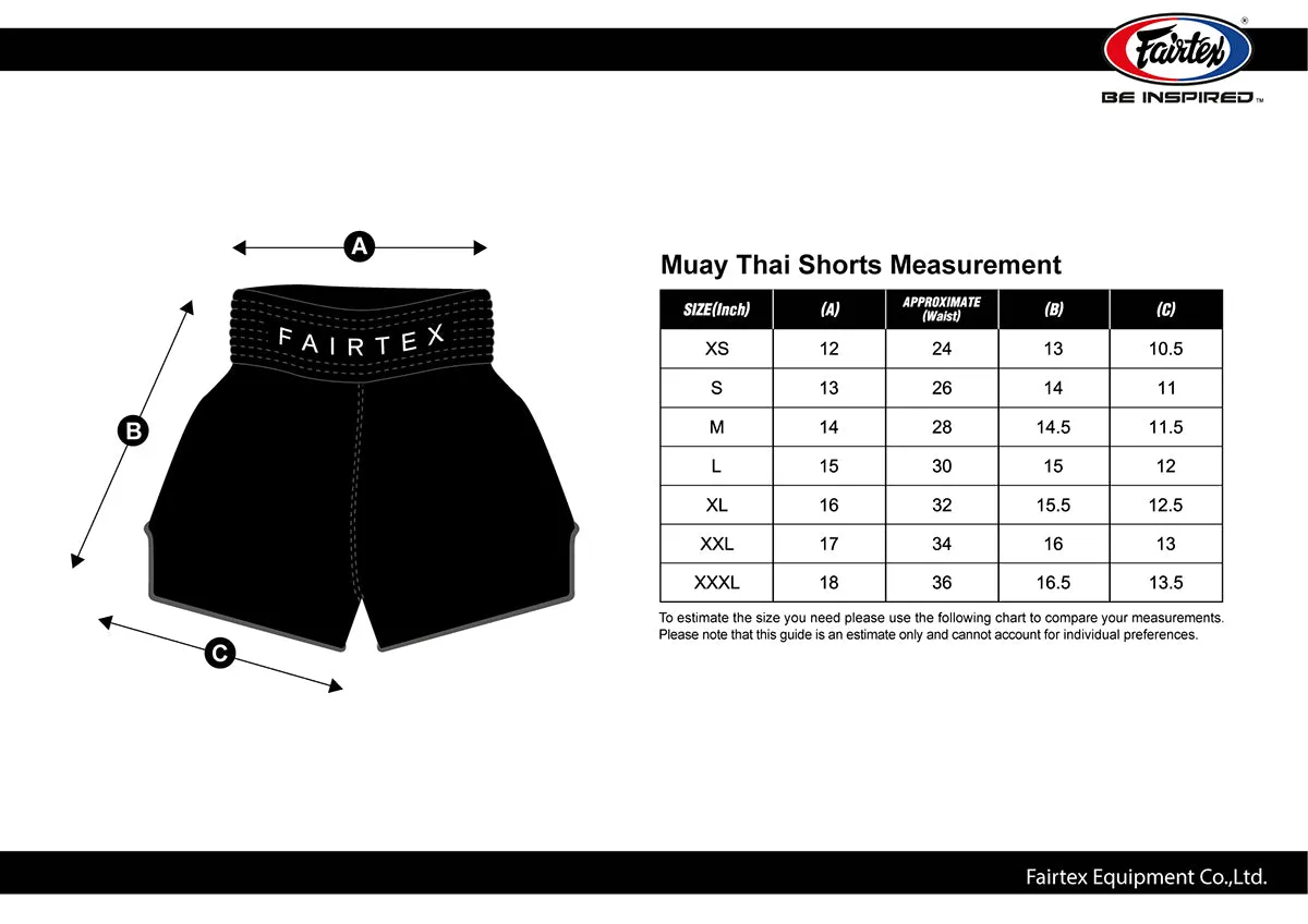 FAIRTEX ALMA MUAY THAI SHORTS - BS1914