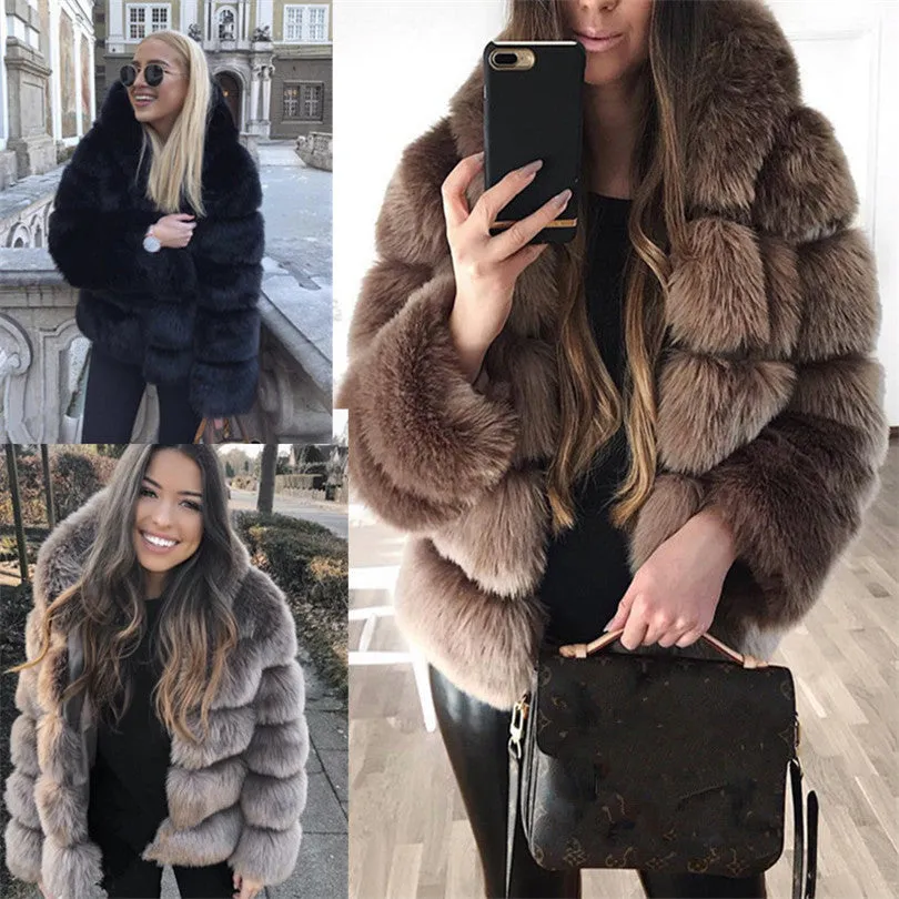 Faux Fur Warm Jacket