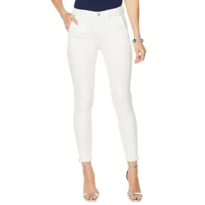G by Giuliana Women's Stretch Lyon Denim Ankle Zip Skinny Jeans