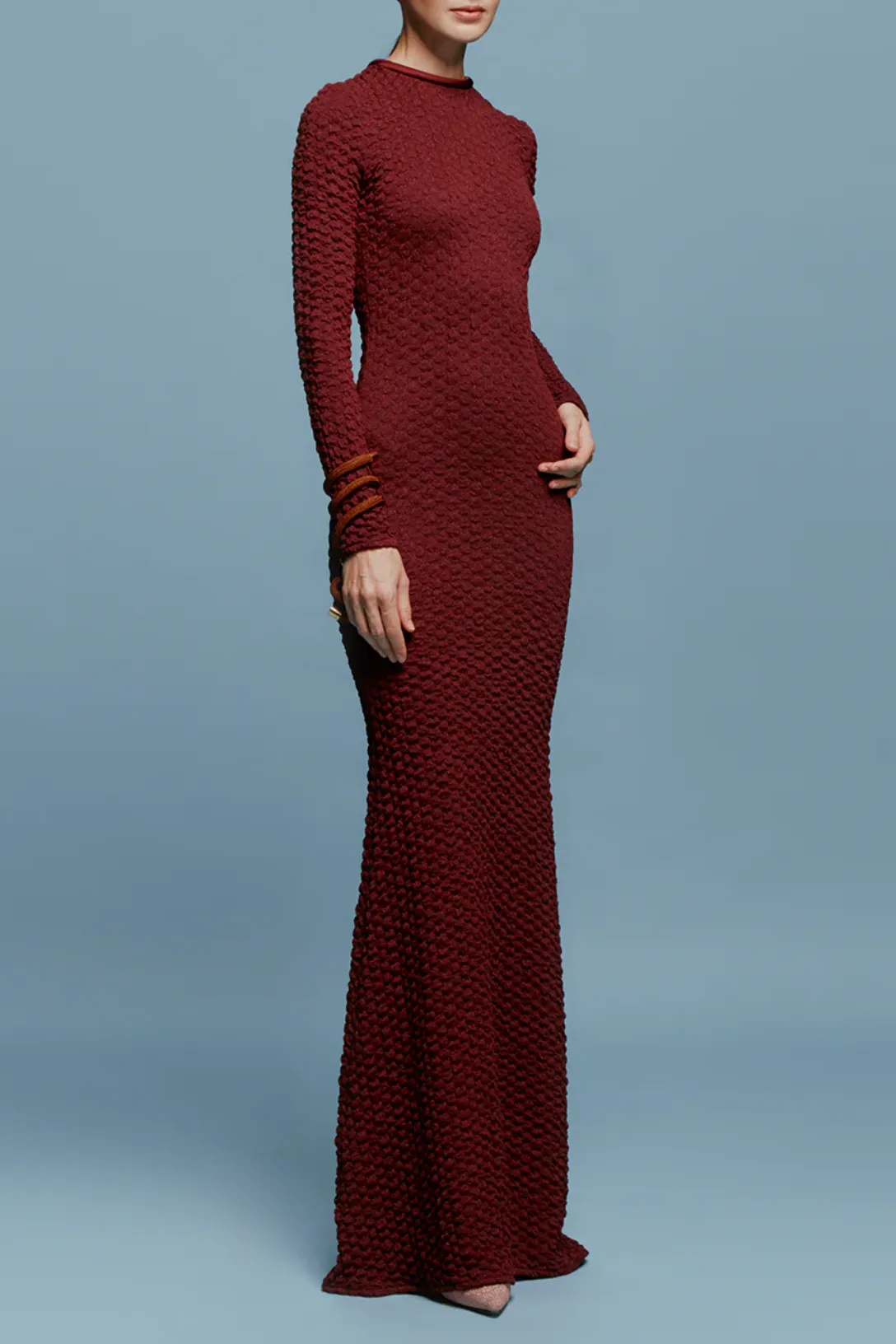 Gabbice Dress | Burgundy