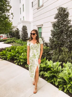 Garden Goddess Midi Dress