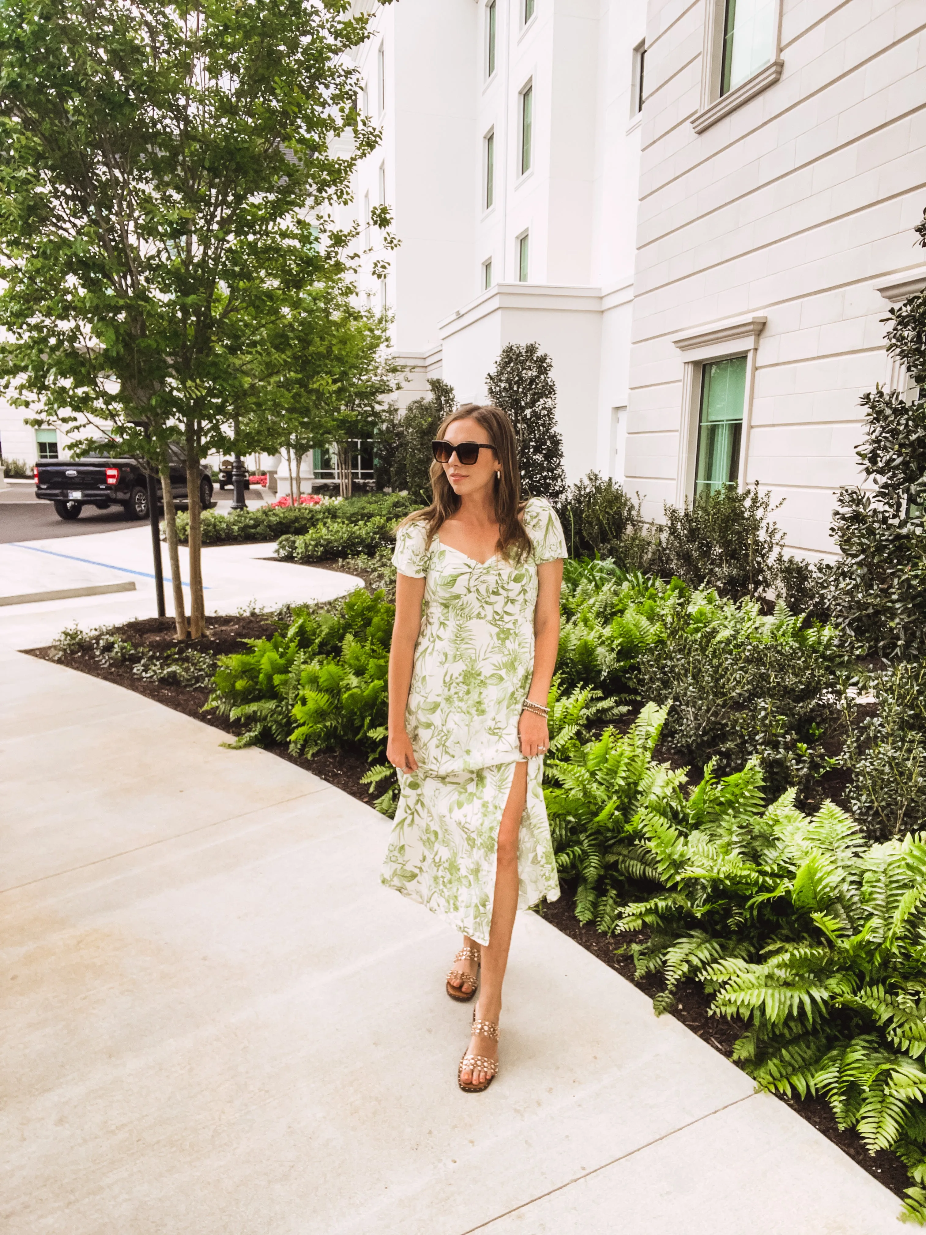 Garden Goddess Midi Dress