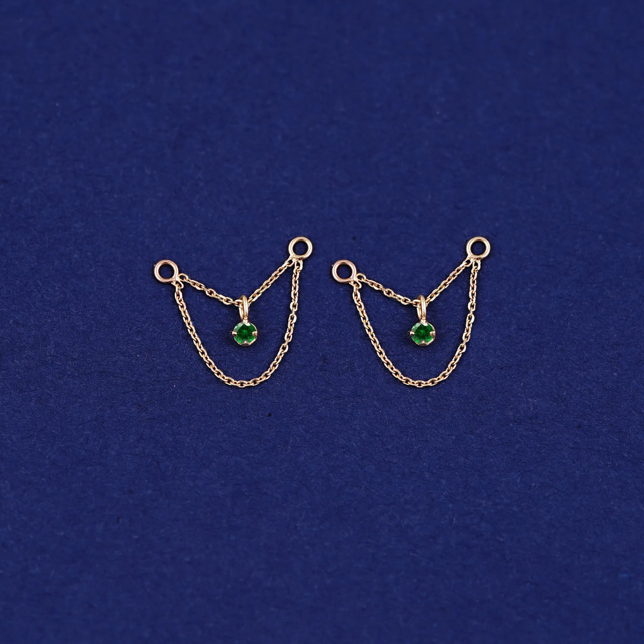 Gemstone Cable Chain Connector