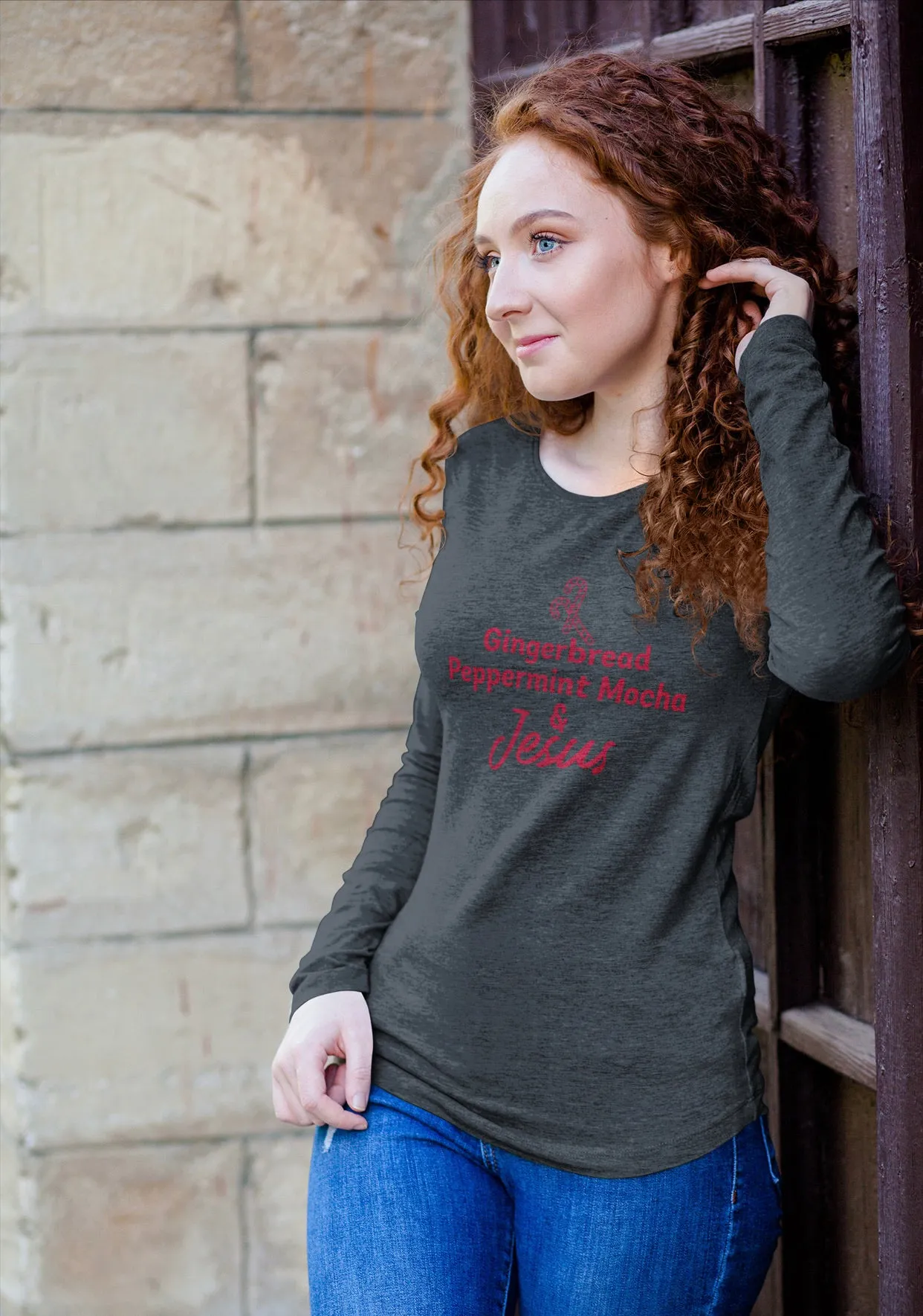 Gingerbread Long Sleeve Tee