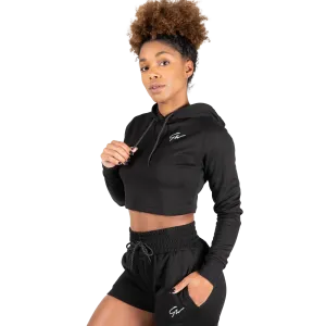 Gorilla Wear Pixley Crop Top Hoodie - Black