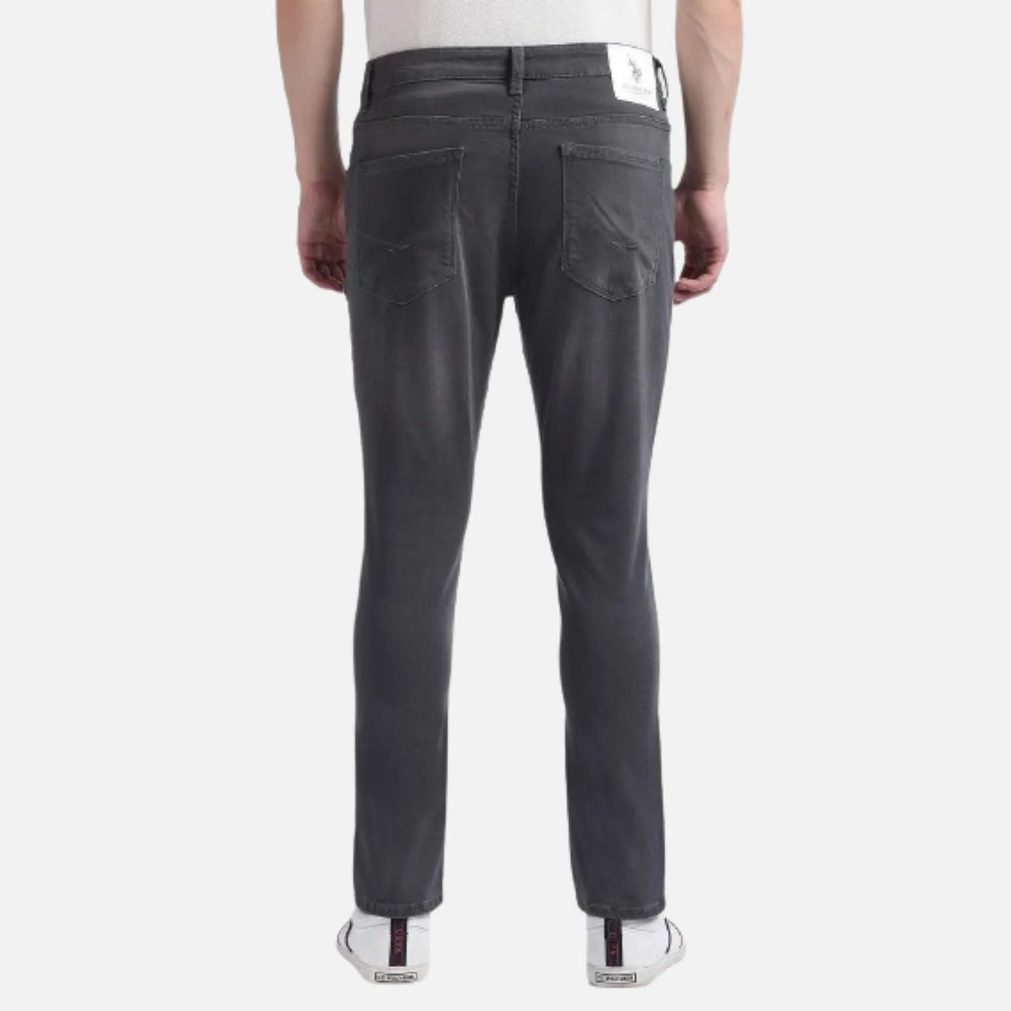 Henry Cropped Fit Grey Jeans