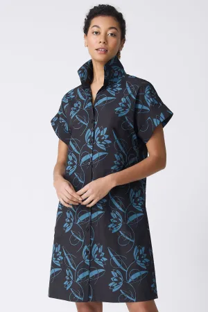 Holly Kimono Dress - Lotus Print