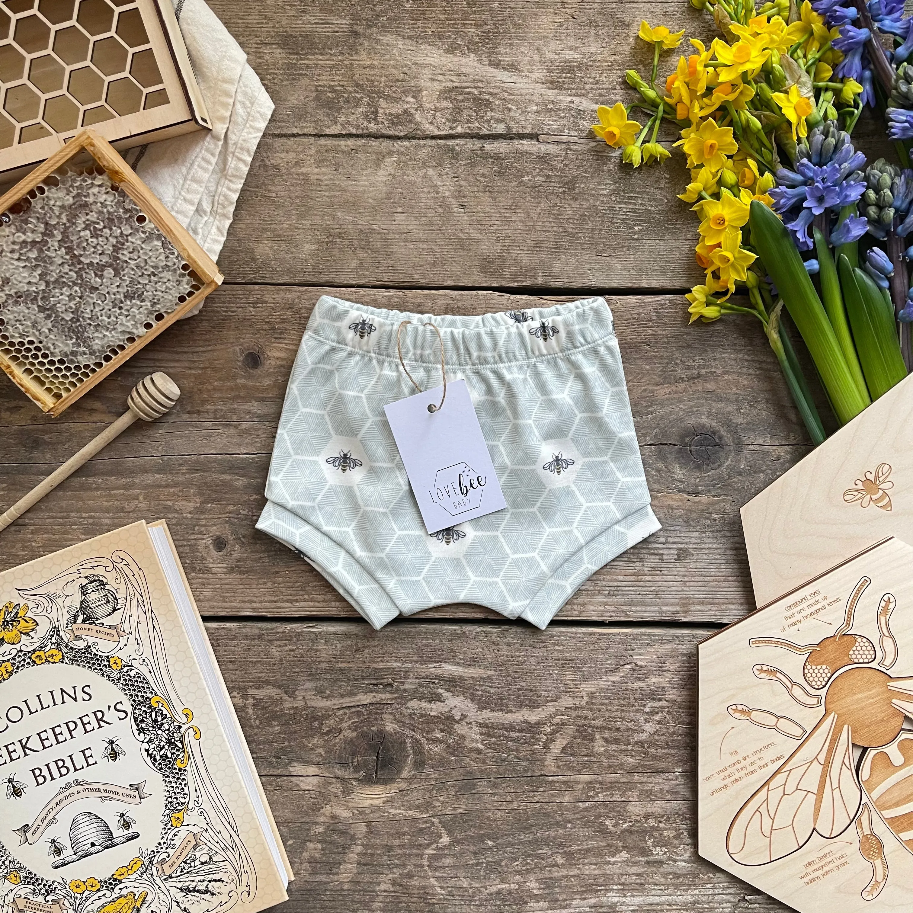 Honeycomb Bee Shorts | Ready To Post