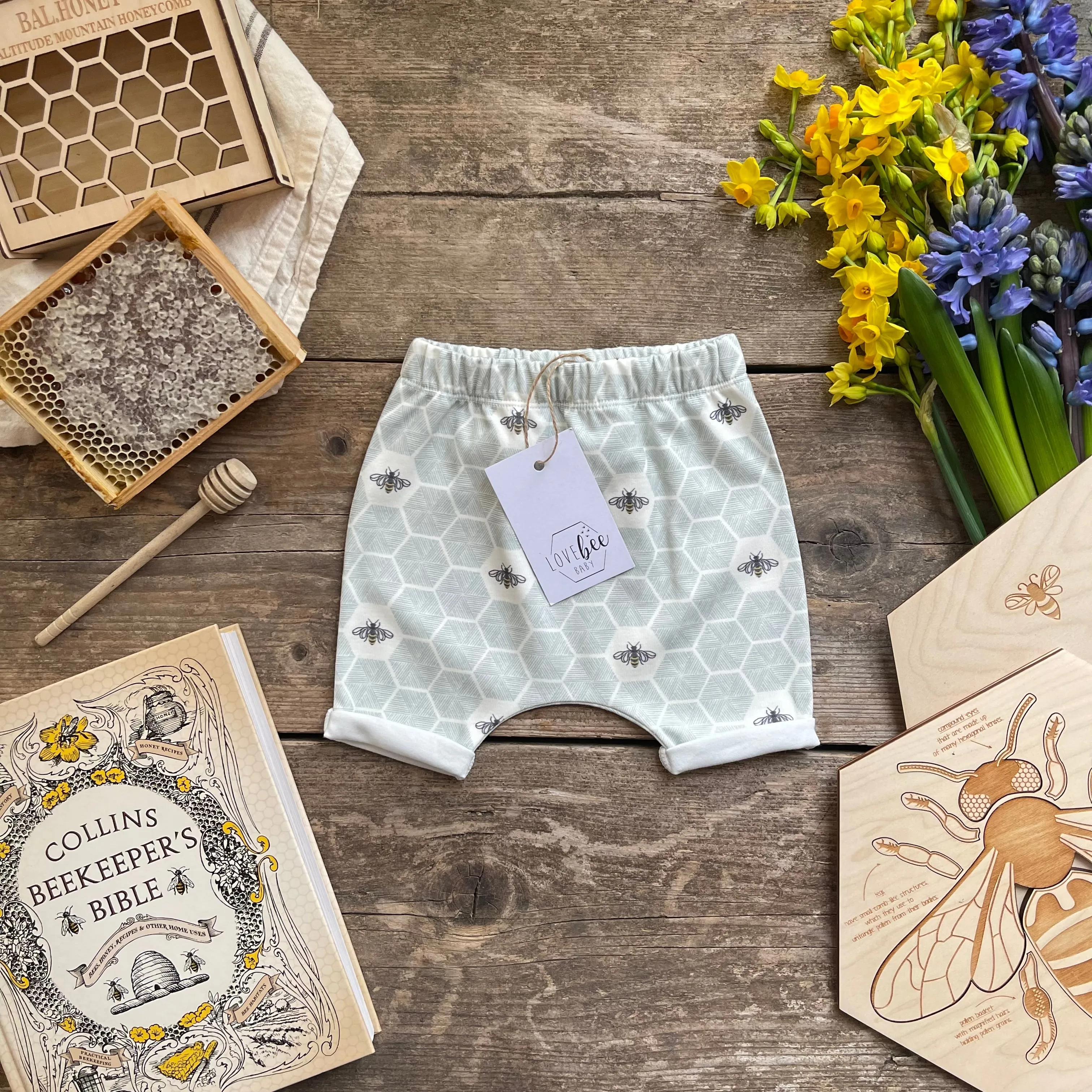 Honeycomb Bee Shorts | Ready To Post