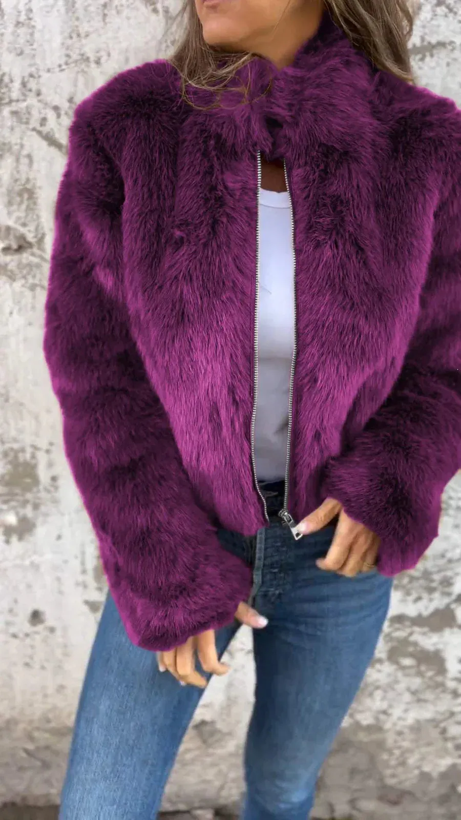 Hope - luxury fur comfort women's coat