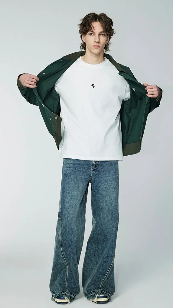 Indie basic - Heavyweight Oversized Signature Tee - Black or White