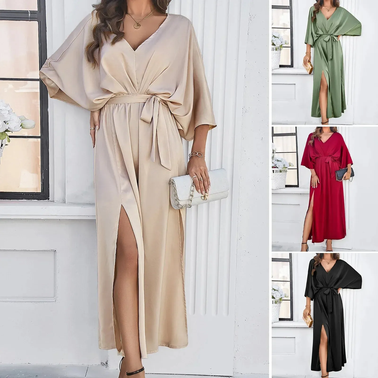 Isidora® | V-Neck Dress In A Loose Fit