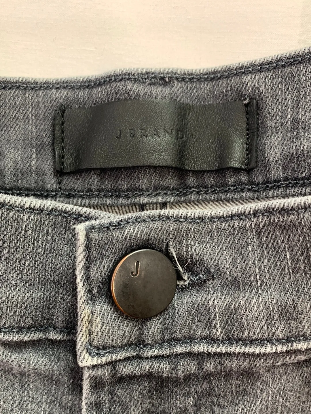 J BRAND slate resin gray Tyler Slim Fit Denim Jeans - 33