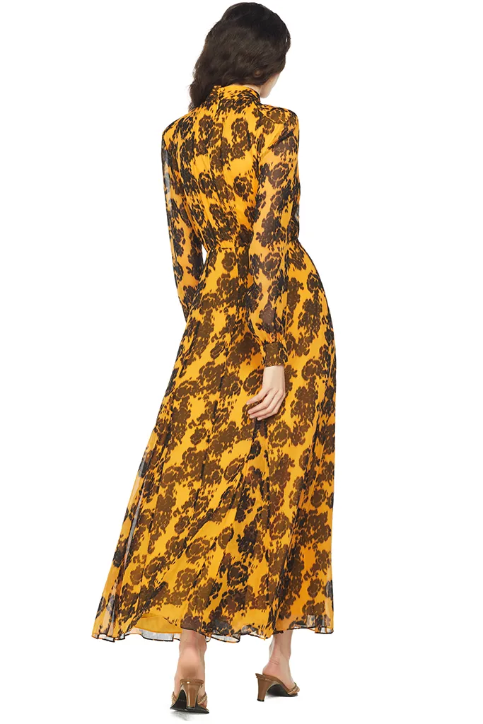 Jacqui Dress (Saffron Rosa)
