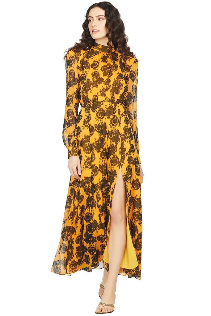 Jacqui Dress (Saffron Rosa)