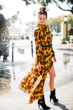 Jacqui Dress (Saffron Rosa)