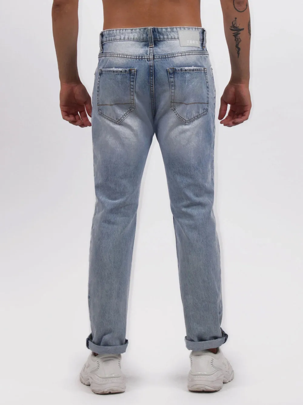 Jeans Regular Colore Unico
