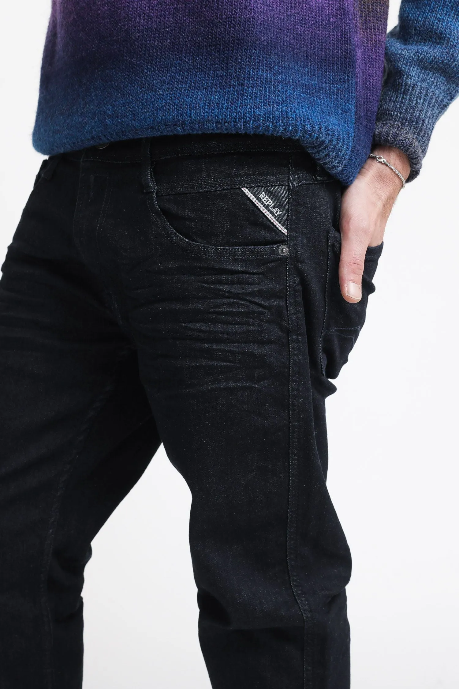 Jeans Slim Fit Anbass - Dark Indigo