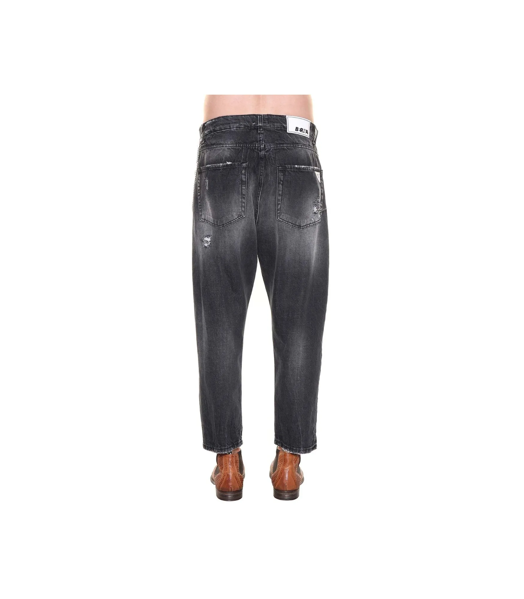 Jeans Uomo Colore Unico